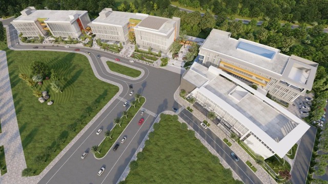 Gói thầu HCMVNU-CW-01 – Xây dựng các khối nhà YB1, YB2, YB3 và hạ tầng cảnh quan – thuộc Dự án Phát triển các Đại học Quốc gia Việt Nam