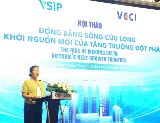 Phó Chủ tịch UBND TP. Cần Thơ Nguyễn Thị Ngọc Điệp cam kết Thành phố luôn đồng hành cùng doanh nghiệp trên tinh thần “đôi bên cùng thắng”.