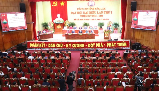 Đại hội đại biểu Đảng bộ tỉnh Đắk Lắk lần thứ I, nhiệm kỳ 2025 – 2030 đề ra những định hướng, quyết sách quan trọng để đưa tỉnh Đắk Lắk phát triển.