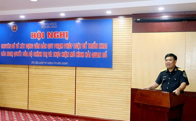 Cục trưởng Nguyễn Văn Thọ phát biểu tại hội nghị.