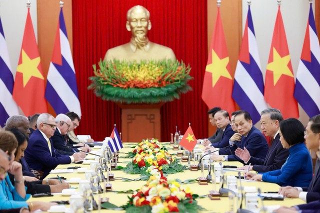 Toàn cảnh buổi tiếp.