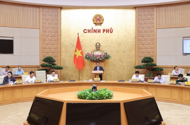 Thủ tướng chủ trì phiên họp Chính phủ về chính quyền địa phương 2 cấp - Ảnh: VGP/Nhật Bắc Thủ tướng chủ trì phiên họp Chính phủ về chính quyền địa phương 2 cấp - Ảnh: VGP/Nhật Bắc