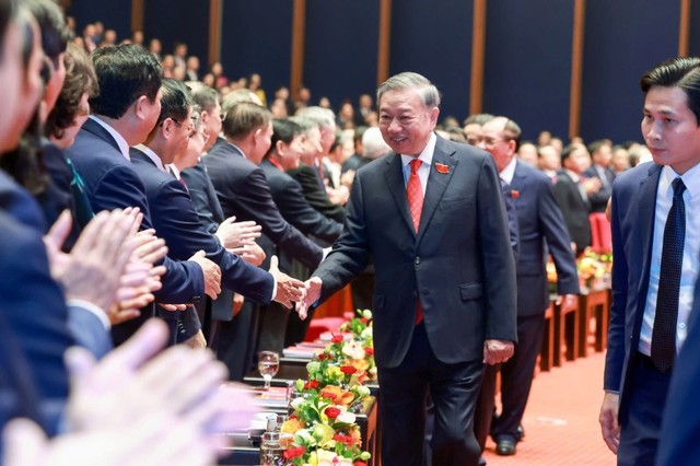 Đại hội vinh dự đón đồng chí Tổng Bí thư Tô Lâm tới dự và phát biểu chỉ đạo Đại hội. Đại hội vinh dự đón đồng chí Tổng Bí thư Tô Lâm tới dự và phát biểu chỉ đạo Đại hội.