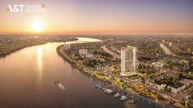 Dự án A&amp;T Saigon Riverside sở hữu vị trí ven sông hiếm có