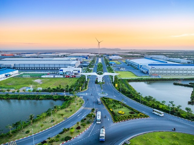 Tổ hợp KCN DEEP C Hải Phòng ưu tiên thu hút các lĩnh vực công nghiệp công nghệ cao. Ảnh: Huy Dung