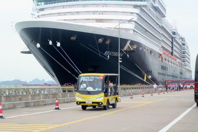 Ngay sau khi cập cảng, du khách sẽ được di chuyển để tham quan những danh thắng nổi tiếng.