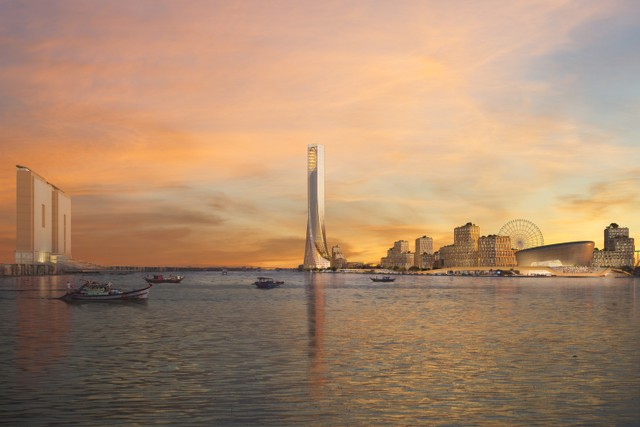 Tòa tháp 69 tầng - biểu tượng vươn cao của Đà Nẵng tương lai. Ảnh phối cảnh minh họa Sun Group Tòa tháp 69 tầng - biểu tượng vươn cao của Đà Nẵng tương lai. Ảnh phối cảnh minh họa Sun Group