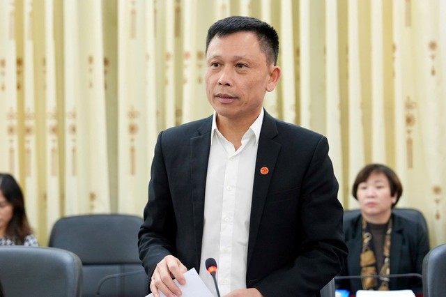 PGS.TS Nguyễn Thành Lợi, Tổng Biên tập báo Kinh tế và Đô thị phát biểu tại Lễ ký kết.