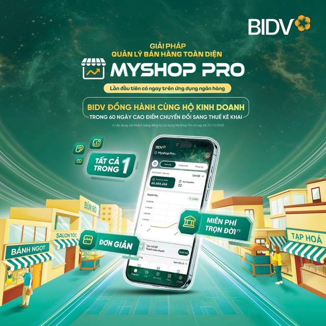 Chỉ với MyShop Pro, hộ kinh doanh có thể bán hàng và quản lý thuận tiện, đồng thời bảo đảm tuân thủ quy định về thuế và hóa đơn điện tử