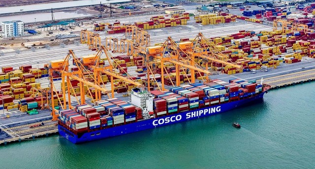 Hoạt động xuất nhập khẩu đóng góp đáng kể vào nguồn thu ngân sách trên địa bàn thành phố. Ảnh: Lê Dũng