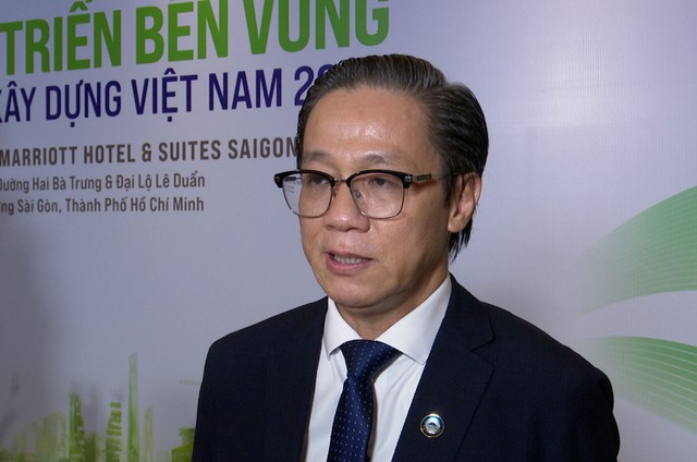 Ông Đinh Hồng Kỳ, Chủ tịch Hiệp hội Xây dựng và Vật liệu xây dựng TP.HCM. Ảnh: Trọng Tín.