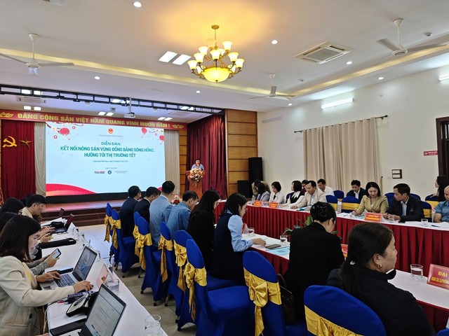 Diễn đàn Kết nối nông sản vùng Đồng bằng sông Hồng, hướng tới thị trường Tết.