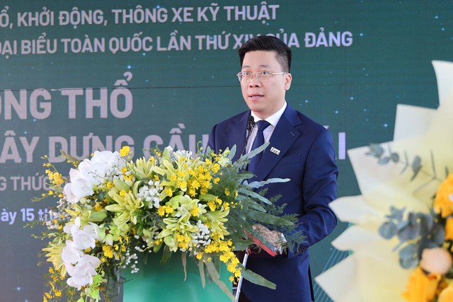 Ông Lê Bảo Anh, Tổng giám đốc Tổng Công ty Xây dựng Số 1 – CTCP (CC1) chia sẻ tại sự kiện.