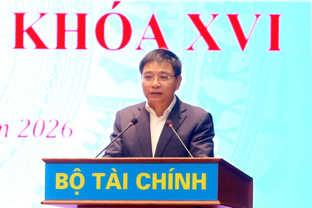 Bộ trưởng Nguyễn Văn Thắng phát biểu ý kiến. Ảnh: Đức Minh.