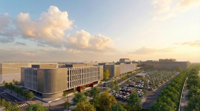 Phối cảnh nhà máy.