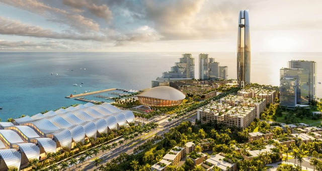 Phối cảnh Trung tâm Hội nghị APEC với ballroom lớn nhất thế giới, rộng 11.050m2 đang triển khai xây dựng tại Phú Quốc