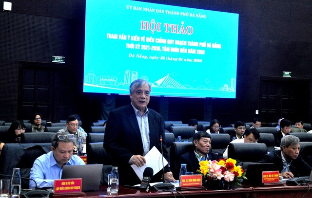 Thành phố Đà Nẵng đã tổ Hội thảo tham vấn ý kiến về điều chỉnh quy hoạch Thành phố thời kỳ 2021 - 2030, tầm nhìn đến năm 2050.