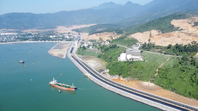 Dự án cảng Liên Chiểu phần hạ tầng dùng chung đã hoàn thành.