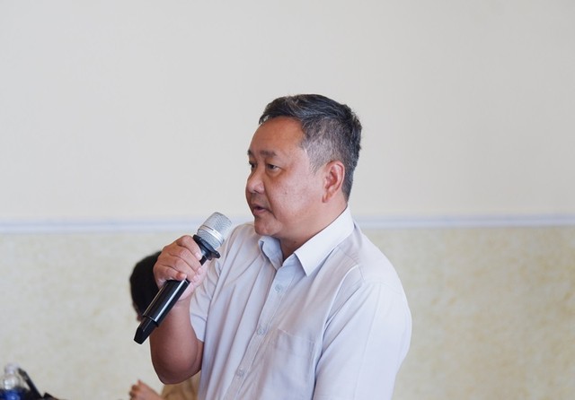 Ông Hồ Quang Chiến, Giám đốc Công ty TNHH Thiên Hưng Mỹ Thọ kiến nghị tháo gỡ về bảng giá đất mới.