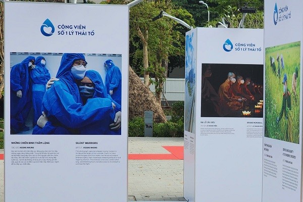 Không gian dành tưởng niệm các nạn nhân Covid-19.