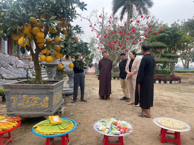 Lãnh đạo xã Vũ Thư kiểm tra công tác chuẩn bị lễ hội chùa Phượng Vũ năm 2026