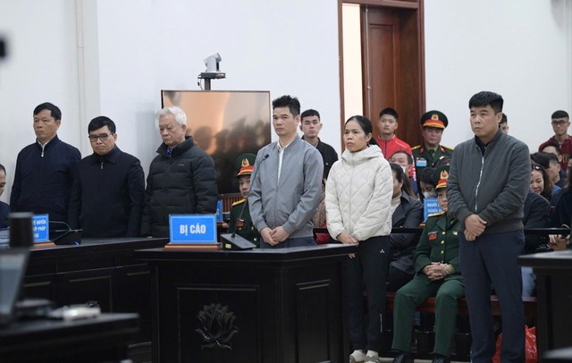 Các bị cáo tại phiên tòa sơ thẩm hồi tháng 1/2026. Các bị cáo tại phiên tòa sơ thẩm hồi tháng 1/2026.