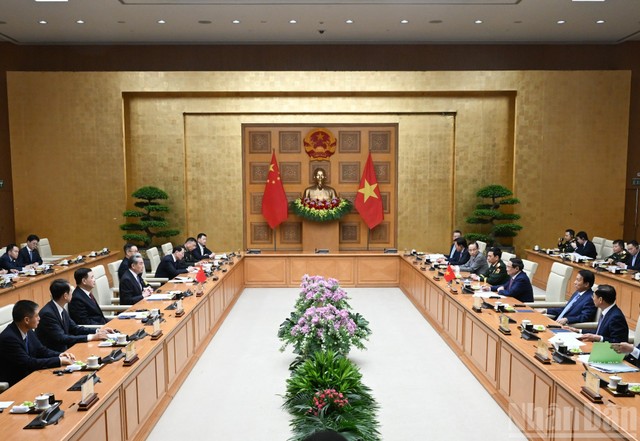 Quang cảnh cuộc tiếp. Ảnh: Trần Hải.