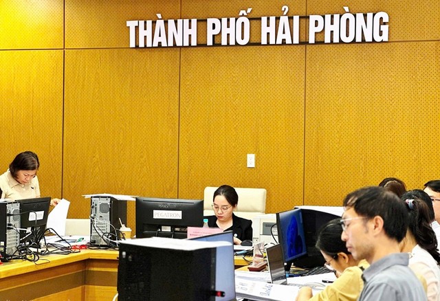Bộ phận thường trực tổng hợp kết quả bầu cử trên địa bàn thành phố Hải Phòng