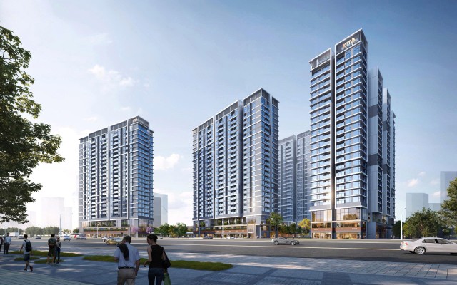 Phối cảnh tổng thể Khu đô thịANSANA by KITA