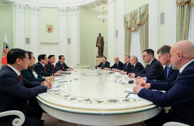 Hai bên xác định hợp tác năng lượng-dầu khí, khoa học công nghệ, đổi mới sáng tạo, phát triển cơ sở hạ tầng là những lĩnh vực trọng tâm phù hợp với nhu cầu phát triển của mỗi nước - Ảnh: VGP.