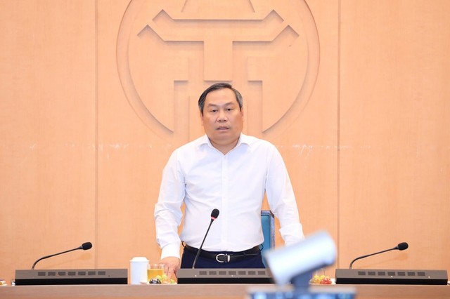 Chủ tịch UBND TP. Hà Nội Vũ Đại Thắng chủ trì Hội nghị. Ảnh: Lê Hải Chủ tịch UBND TP. Hà Nội Vũ Đại Thắng chủ trì Hội nghị. Ảnh: Lê Hải