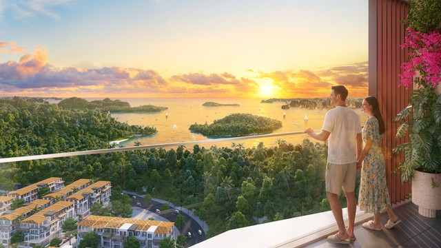 Toà Tháp Thanh Long sở hữu tầm nhìn panorama 3 mặt hướng biển. Ảnh: Sun Property. Toà Tháp Thanh Long sở hữu tầm nhìn panorama 3 mặt hướng biển. Ảnh: Sun Property.