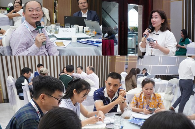Bên cạnh việc trang bị kiến thức và công cụ, chương trình còn tạo diễn đàn kết nối giữa các tổ chức hỗ trợ, chuyên gia và doanh nghiệp, góp phần hình thành mạng lưới hỗ trợ phát triển doanh nghiệp tại địa phương. Ảnh: Minh Chiến.