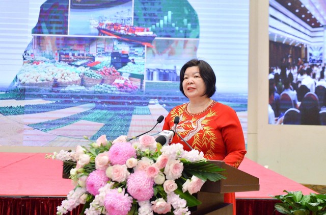 Chủ tịch Liên minh HTX Việt Nam Cao Xuân Thu Vân.