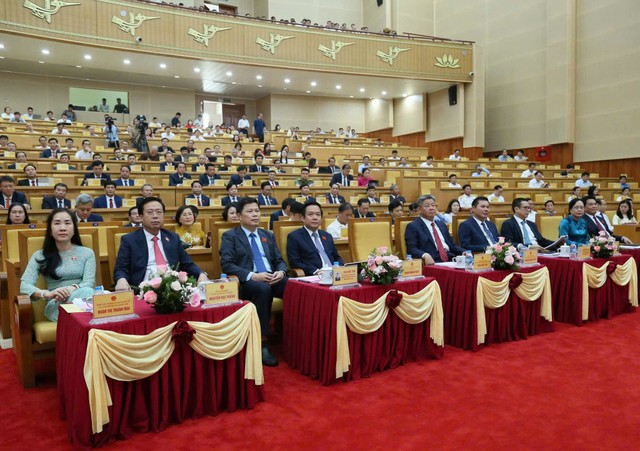 Các đại biểu dự kỳ họp thứ nhất HĐND tỉnh Hưng Yên khóa XVIII, nhiệm kỳ 2026 – 2031