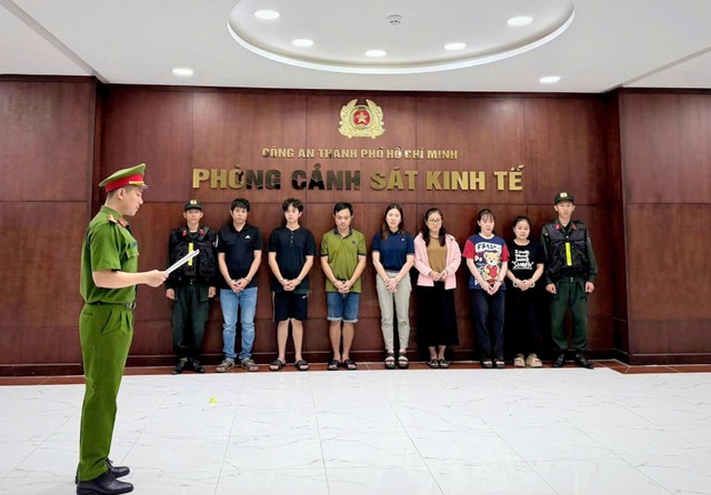 Các đối tượng bị khởi tố