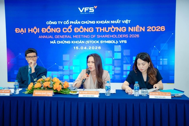 Ban chủ toạ trao đổi với cổ đông tại đại hội (Nguồn: VFS)