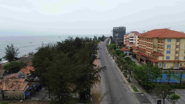 Khu vực đường Trương Pháp, bãi biển Nhật Lệ