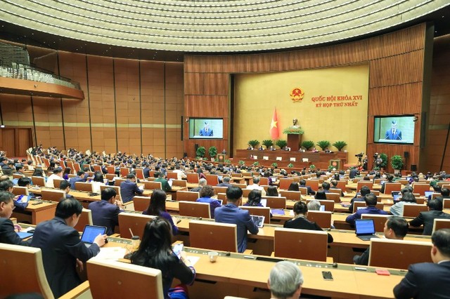 Kế hoạch Đầu tư công trung hạn 2026-2030 đã nhận được sự đồng tình, ủng hộ của các đại biểu Quốc hội (Ảnh: Đức Thanh)