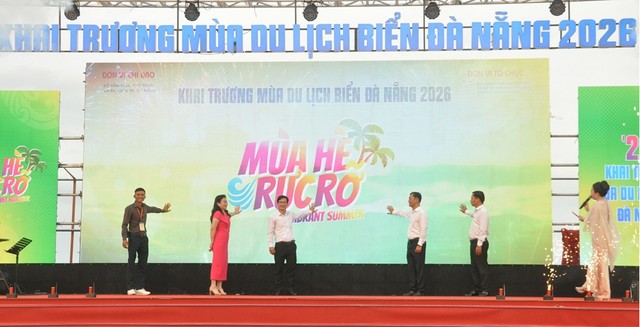 Thành phố Đà Nẵng khai trương mùa du lịch biển 2026 với nhiều sự kiện hấp dẫn.