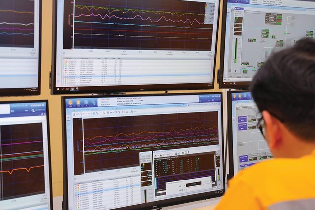 Các thông số kỹ thuật quan trọng đều được theo dõi sát sao và duy trì trong giới hạn cho phép