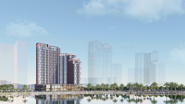 Tọa độ vàng tại mặt đường Trần Hưng Đạo - Lê Văn Duyệt sát sông Hàn mang lại khả năng kết nối vượt trội cho cư dân tòa Symphony 5. Ảnh: Sun Property.