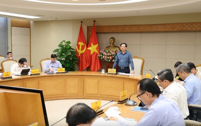 Phó Thủ tướng Hồ Quốc Dũng chủ trì cuộc họp về tình hình thực hiện Chỉ thị 05/CT-TTg ngày 13/2/2026 của Thủ tướng Chính phủ - Ảnh: VGP.
