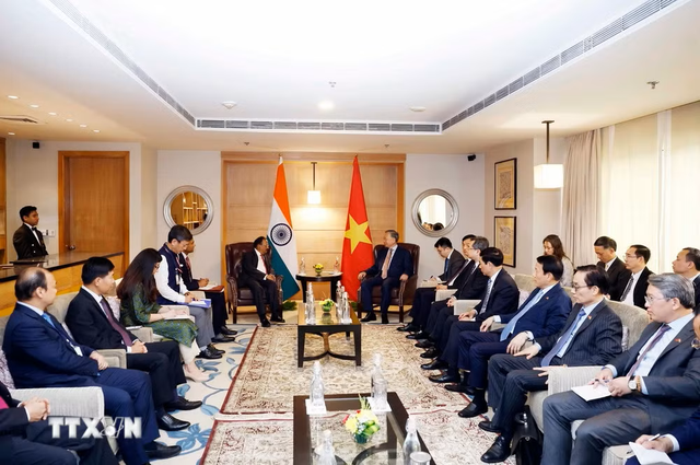 Hai bên đánh giá hợp tác an ninh ngày càng giữ vai trò quan trọng trong quan hệ hai nước và nhấn mạnh việc làm sâu sắc hơn nữa phối hợp giữa các cơ quan an ninh, thực thi pháp luật và hoạch định chính sách - Ảnh: TTXVN