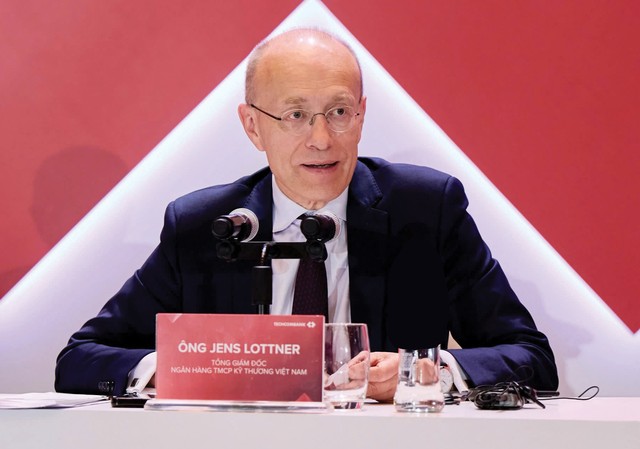Ông Jens Lottner, Tổng giám đốc Techcombank Ông Jens Lottner, Tổng giám đốc Techcombank