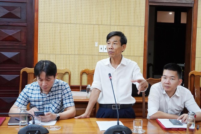 Đại diện Công ty TNHH Tập đoàn Sơn Hải tham gia ý kiến tại hội nghị.