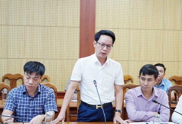 Đại diện Công ty CP Tập đoàn Trường Thịnh phát biểu ý kiến tại hội nghị.