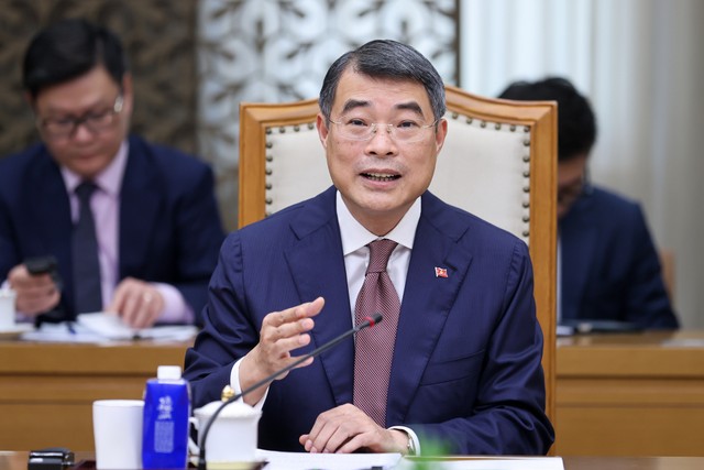 Thủ tướng Chính phủ Lê Minh Hưng chúc mừng những thành tựu phát triển kinh tế - xã hội của Croatia thời gian qua - Ảnh: VGP/Nhật Bắc Thủ tướng Chính phủ Lê Minh Hưng chúc mừng những thành tựu phát triển kinh tế - xã hội của Croatia thời gian qua - Ảnh: VGP/Nhật Bắc