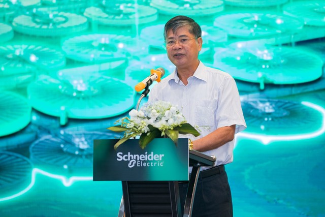 Ông Nguyễn Ngọc Điệp, Chủ tịch Hội Cấp thoát nước Việt Nam chia sẻ tại sự kiện