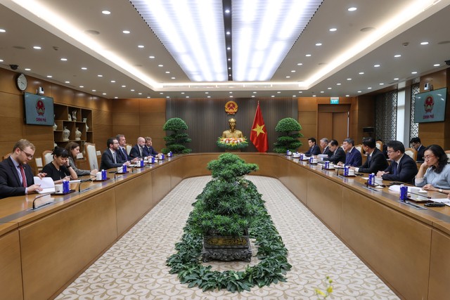 Quang cảnh buổi tiếp.